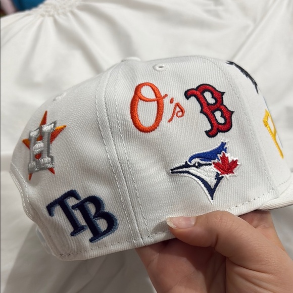 White Spring Training Snapback Hat - Picture 3 of 4